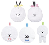 Manmaru Bichon Frize Plush Bag & Towel [All 5 type set (Full Complete)]