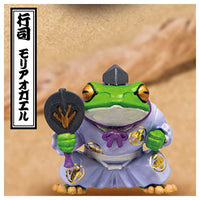 Frog rikishi hakkeyoi figure Part.2 [6.Gyoji Forest green tree frog]