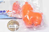 Ushihito's Gyoniku sausage-kun and friends figure mascot [1.Gyoniku sausage-kun]