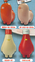 Ushihito's Gyoniku sausage-kun and friends figure mascot [All 4 type set(Full Complete)]