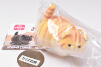 Ushihito's Pocha Pocha Cat-sama Flocky Figure Part.2 [3.Hineri pose brown kijitora]