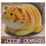 Ushihito's Pocha Pocha Cat-sama Flocky Figure Part.2 [6.Koubako brown kijitora white]