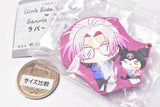 Tokimeki Memorial Girl's Side 4th Heart x Sanrio Characters Rubber Magnet [4.Minoru Nanatsumori x Kuromi]