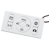 Feature phone home button feel [3.Feature phone Late (Precious white)]