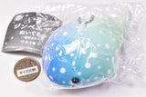 Happy whale shark plush toy jewel color [1.Aquamarine]