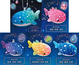 Happy whale shark plush toy jewel color [All 5 type set(Full Complete)]