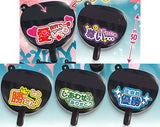 Super Fan Service Uchiwa Charm collection with stickers [All 5 type set(Full Complete)]