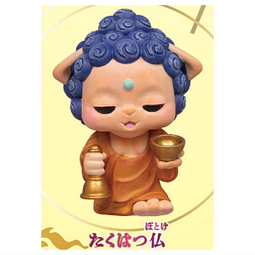 Buddha series Neko Nyorai mascot figure Part.3 [3.Takuhatsu Buddha]