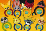 Zootopia face ring mascot [All 8 type set(Full Complete)]