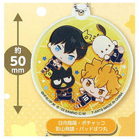 Haikyu!! x Sanrio Characters Acrylic Key Chain [1.Shoyo Hinata Pochacco Tobio Kageyama Bad Badtz-Maru]