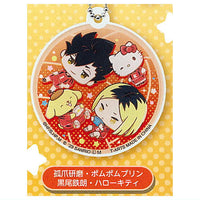 Haikyu!! x Sanrio Characters Acrylic Key Chain [4.Kenma Kozume Pompompurin Tetsuro Kuroo Hello Kitty]