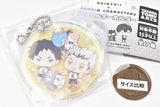 Haikyu!! x Sanrio Characters Acrylic Key Chain [5.Bokuto Kotaro Pata Pata Peppy Akaashi Keiji Tuxedosam]