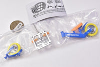 Movable! Die-cast! Tricycle & Motorcycle & Unicycle Mascot [3.Motorcycle blue & orange]