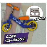 Movable! Die-cast! Tricycle & Motorcycle & Unicycle Mascot [3.Motorcycle blue & orange]