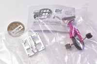 Movable! Die-cast! Tricycle & Motorcycle & Unicycle Mascot [4.Unicycle pink and brown]