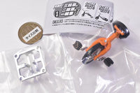 Movable! Die-cast! Tricycle & Motorcycle & Unicycle Mascot [5.Unicycle orange & black]