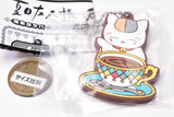 Natsume Yuujinchou Cafe Rubber Keychain [6.Coffee]