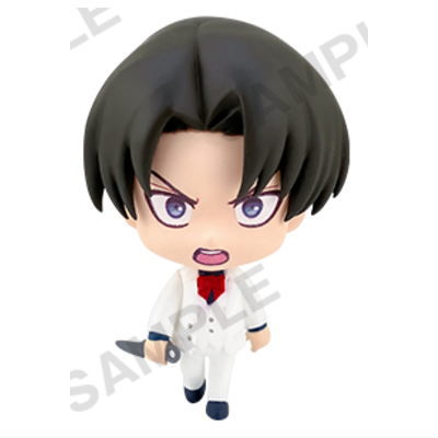 Attack on Titan Shirokuro Capsule [8.Levi white suit]