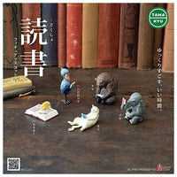 TAMA-KYU Reading Figure Mascot [All 5 type set(Full Complete)]