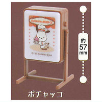 Sanrio Characters Cafe Miniature Sign Light [6.Pochacco]