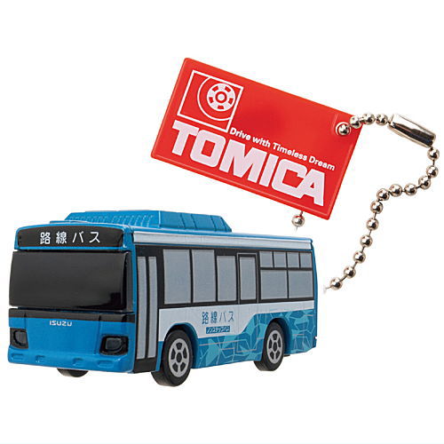Tomica key chain Part.2 [3.Isuzu Elga (original wrapping)]