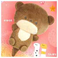 Tsuburana hitomi no Aquarium Plush Toy Badge Sunset [4.Otter]