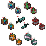 Minecraft capsule rubber mascot [All 7 type set(Full Complete)]