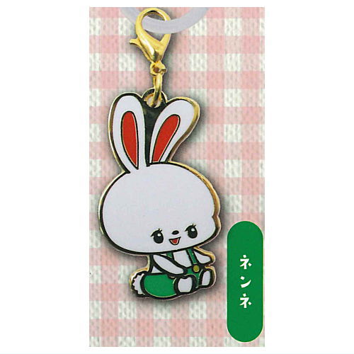 Ochame Friends Ochame na nakamano Metal Charm Marker [4.Nenne]