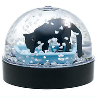 Cat litter snow globe [2.Black]