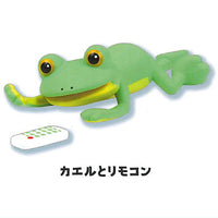 Subete ga mukiryoku ni natta Frog mascot figure [1.Frog and remote control]