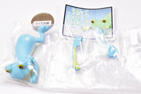 Subete ga mukiryoku ni natta Frog mascot figure [2.Blue frog and remote control]