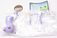 Subete ga mukiryoku ni natta Frog mascot figure [3.Purple frog and remote control]