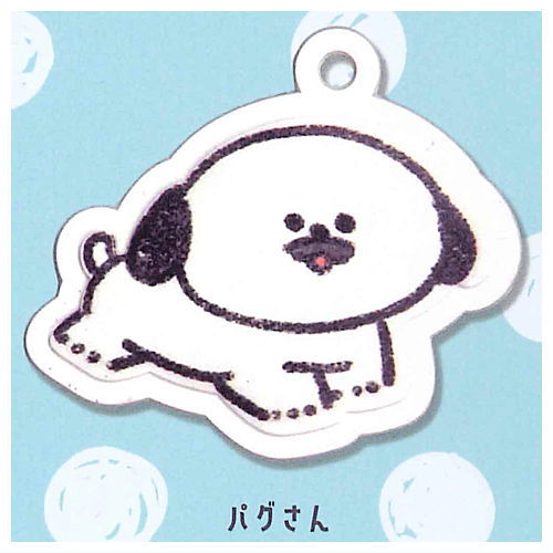 konnichiwa, Inu desu Rubber Mascot [5.Pug-san]