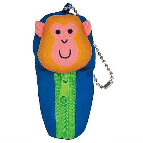 TAMA-KYU Shruff Animal Mini Pouch Collection [1.Monkey]