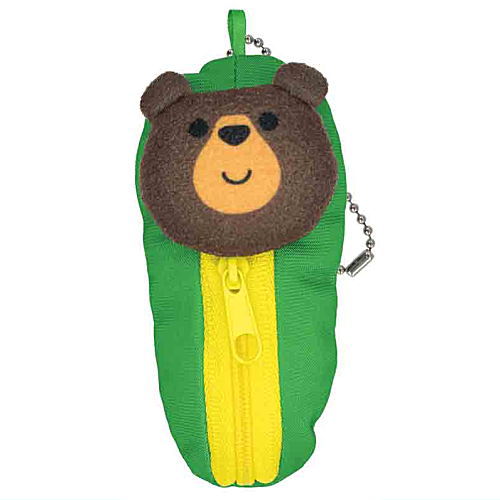 TAMA-KYU Shruff Animal Mini Pouch Collection [3.Bear]