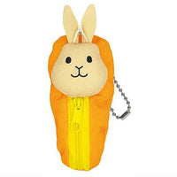 TAMA-KYU Shruff Animal Mini Pouch Collection [4.Rabbit]