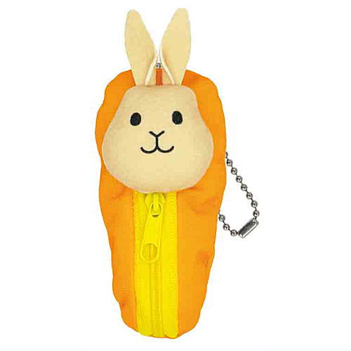 TAMA-KYU Shruff Animal Mini Pouch Collection [4.Rabbit]