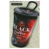 Issho ni odekake! Convenience store cup drink pouch mascot [1.Black coffee]