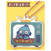 Sanrio Characters Fancy Retro TV Type Acrylic Key Chain [2.Hangyodon]