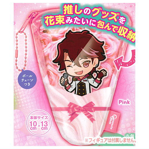 Oshinobouquet clear pouch [1.Pink]