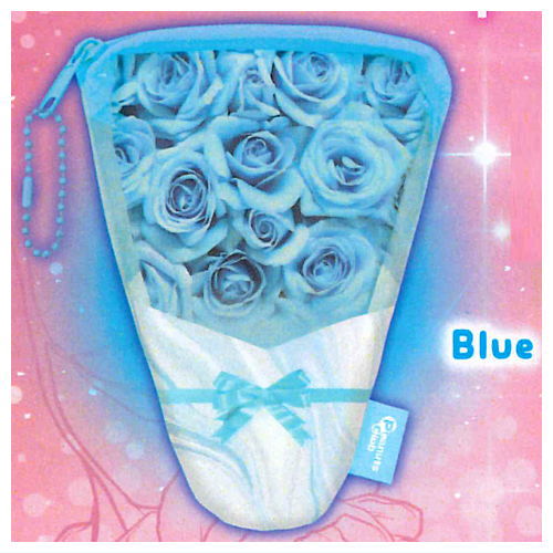 Oshinobouquet clear pouch [2.Blue]