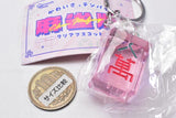 Mahjong tiles clear mascot [1.Pa-man (clear pink)]