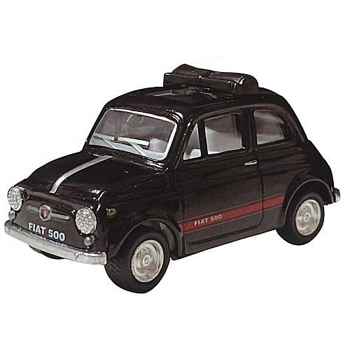 1/48 FIAT500 Cinquecento die-cast minicar [1.Black]