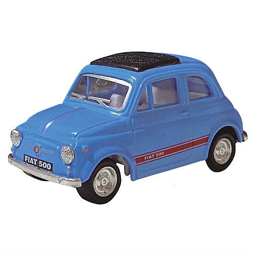 1/48 FIAT500 Cinquecento die-cast minicar [2.Light blue]