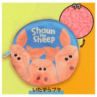 Shaun the Sheep fuwamoko pouch [5.Naughty pig]