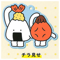 Furiirakun Onigiri Capsule Rubber Keychain [7.Chiramise]