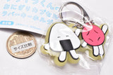 Furiirakun Onigiri Capsule Rubber Keychain [8.Nakayoshi]