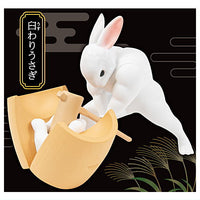 Usagino mochitsukinniku mascot figure [5.Usuwari usagi]