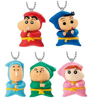 Crayon Shin-chan Movie Clay Art Mascot Swing Mononoke Ninja Chinpuden [All 5 type set(Full Complete)]