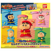 Crayon Shin-chan Movie Clay Art Mascot Swing Mononoke Ninja Chinpuden [All 5 type set(Full Complete)]